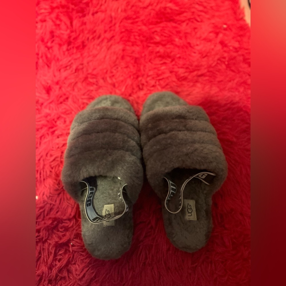 Uggs Fluff Yeah Shearling Slingback Slippers - image 6